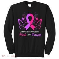Domestic Violence Breast Cancer Awareness Month Ribbon Sweatshirt thumb 0