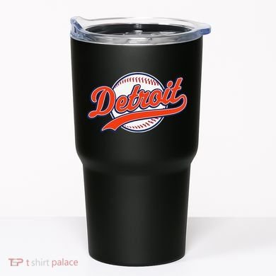 Detroit Vintage Baseball Throwback Retro Tumbler