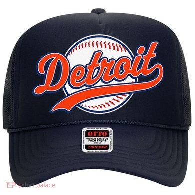 Detroit Vintage Baseball Throwback Retro Hat