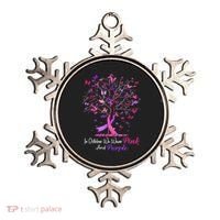 Domestic Violence Breast Cancer Awareness Month Ribbon Tree Ornament thumb 0