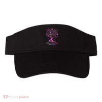 Domestic Violence Breast Cancer Awareness Month Ribbon Tree Visor thumb 0
