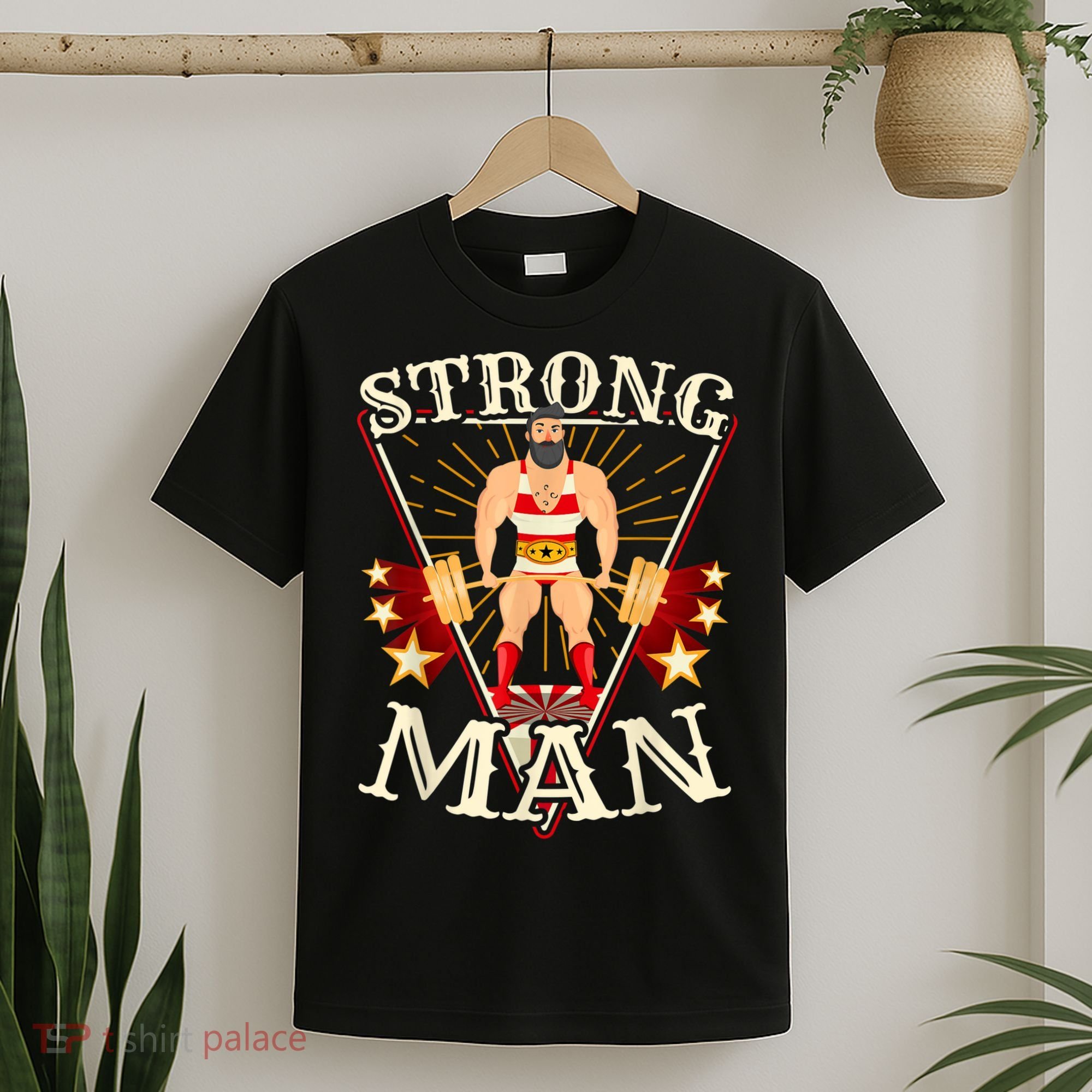 Deadlift Vintage Circus Strongman Costume T-Shirt