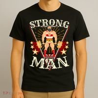 Deadlift Vintage Circus Strongman Costume T-Shirt thumb 3