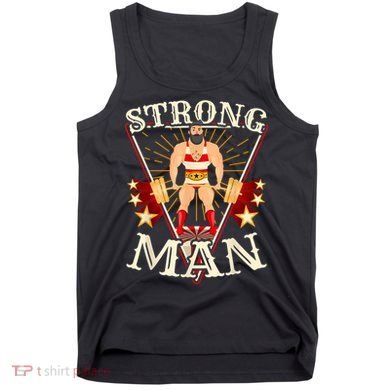 Deadlift Vintage Circus Strongman Costume Tank Top