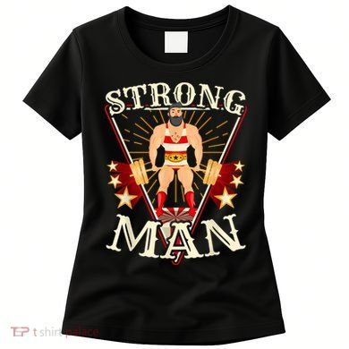 Deadlift Vintage Circus Strongman Costume Women's T-Shirt
