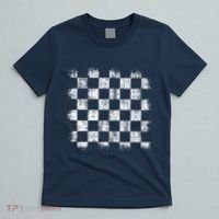 Distressed Vintage Chess Board Gamer Checkered Chess Player T-Shirt thumb 5