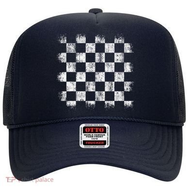 Distressed Vintage Chess Board Gamer Checkered Chess Player Hat
