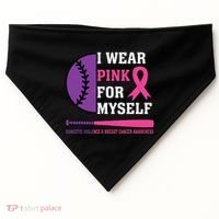 Domestic Violence & Cancer Awareness USA-Made Doggie Bandana thumb 0