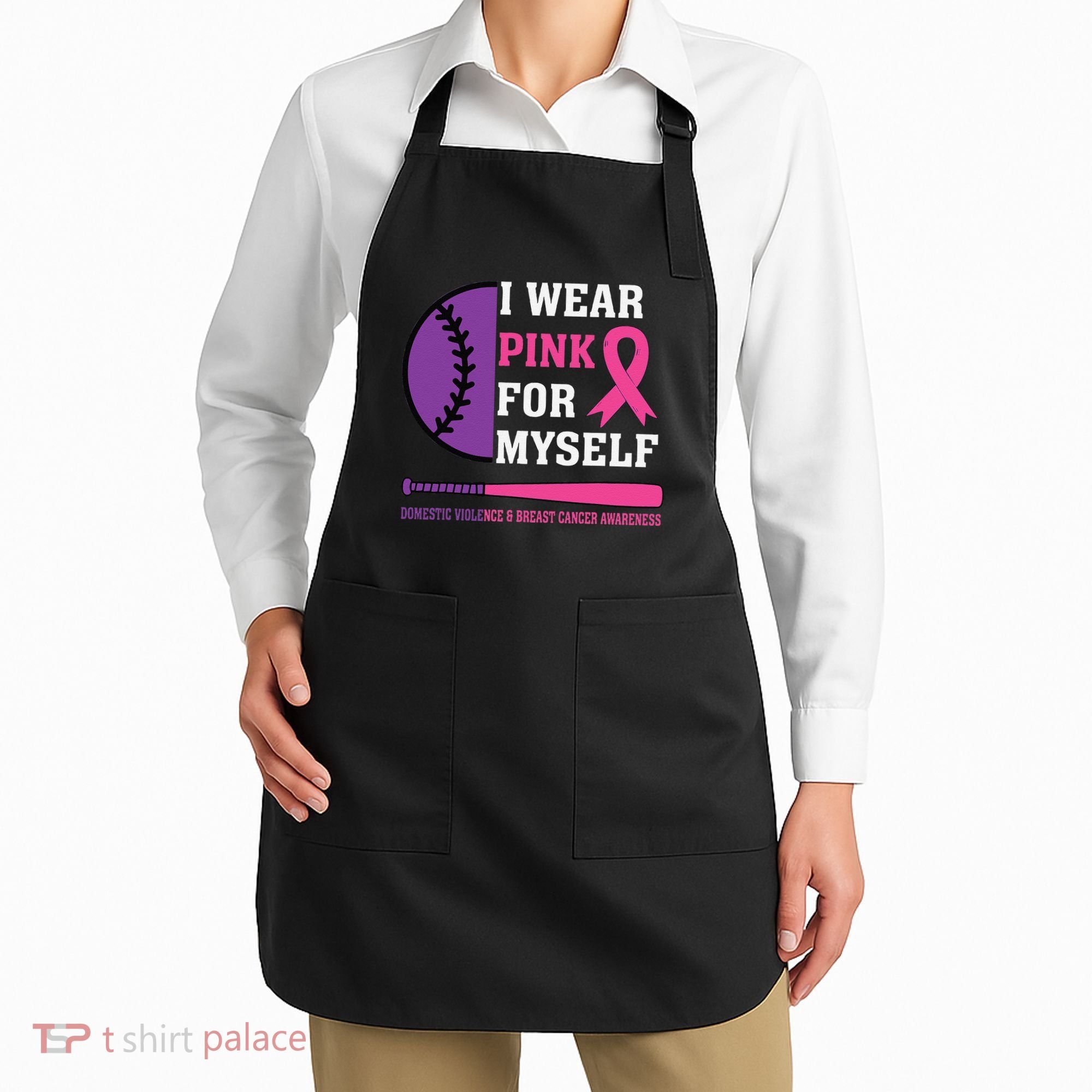 Domestic Violence & Cancer Awareness Apron