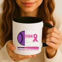 Domestic Violence & Cancer Awareness Coffee Mug thumb 3