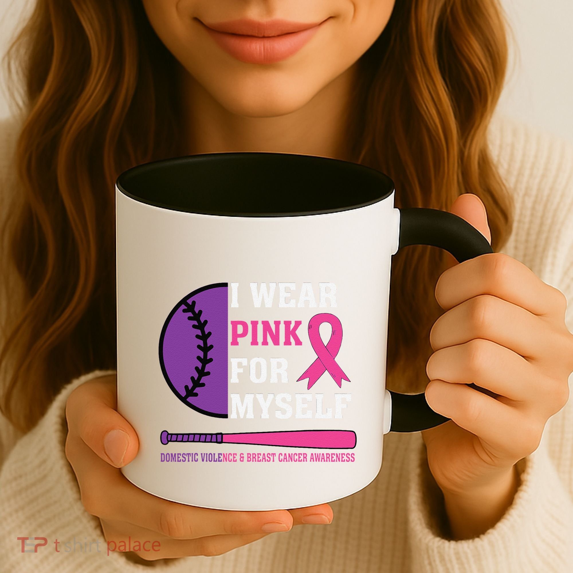 Domestic Violence & Cancer Awareness Coffee Mug