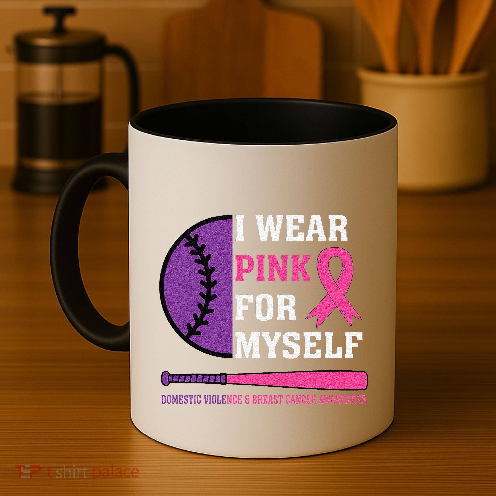 Domestic Violence & Cancer Awareness Coffee Mug
