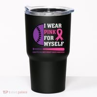 Domestic Violence & Cancer Awareness Tumbler thumb 0