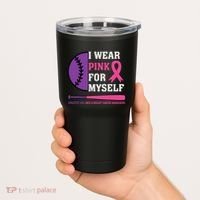 Domestic Violence & Cancer Awareness Tumbler thumb 2