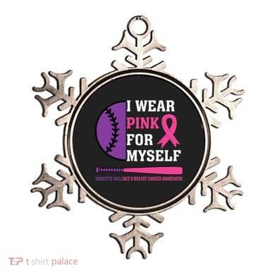 Domestic Violence & Cancer Awareness Ornament