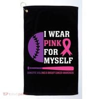 Domestic Violence & Cancer Awareness Golf Towel thumb 0