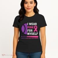Domestic Violence & Cancer Awareness Women's T-Shirt thumb 4