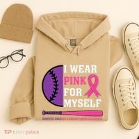 Domestic Violence & Cancer Awareness Hoodie thumb 4