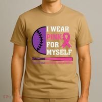 Domestic Violence & Cancer Awareness T-Shirt thumb 3