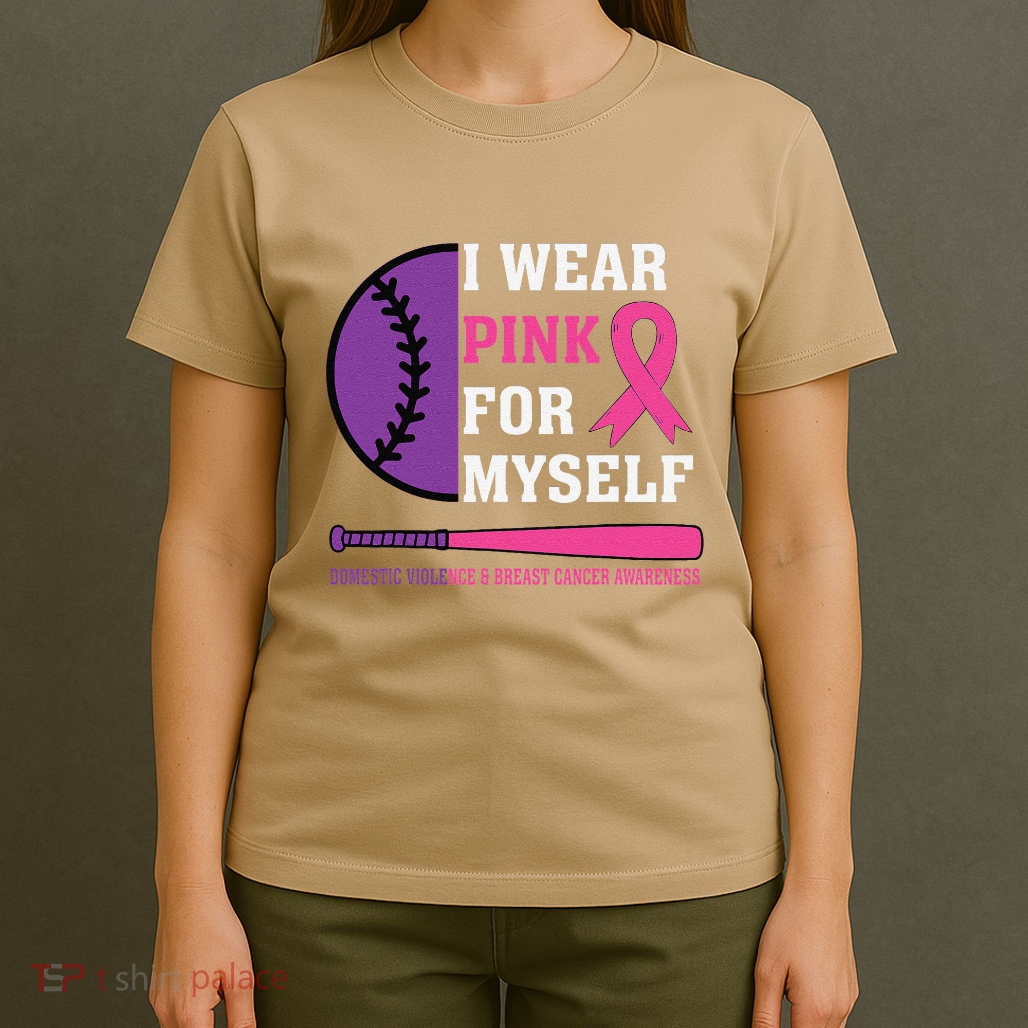 Domestic Violence & Cancer Awareness T-Shirt