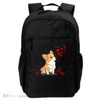 Dog Valentine Cute Corgi ValentineS Day Backpack thumb 0