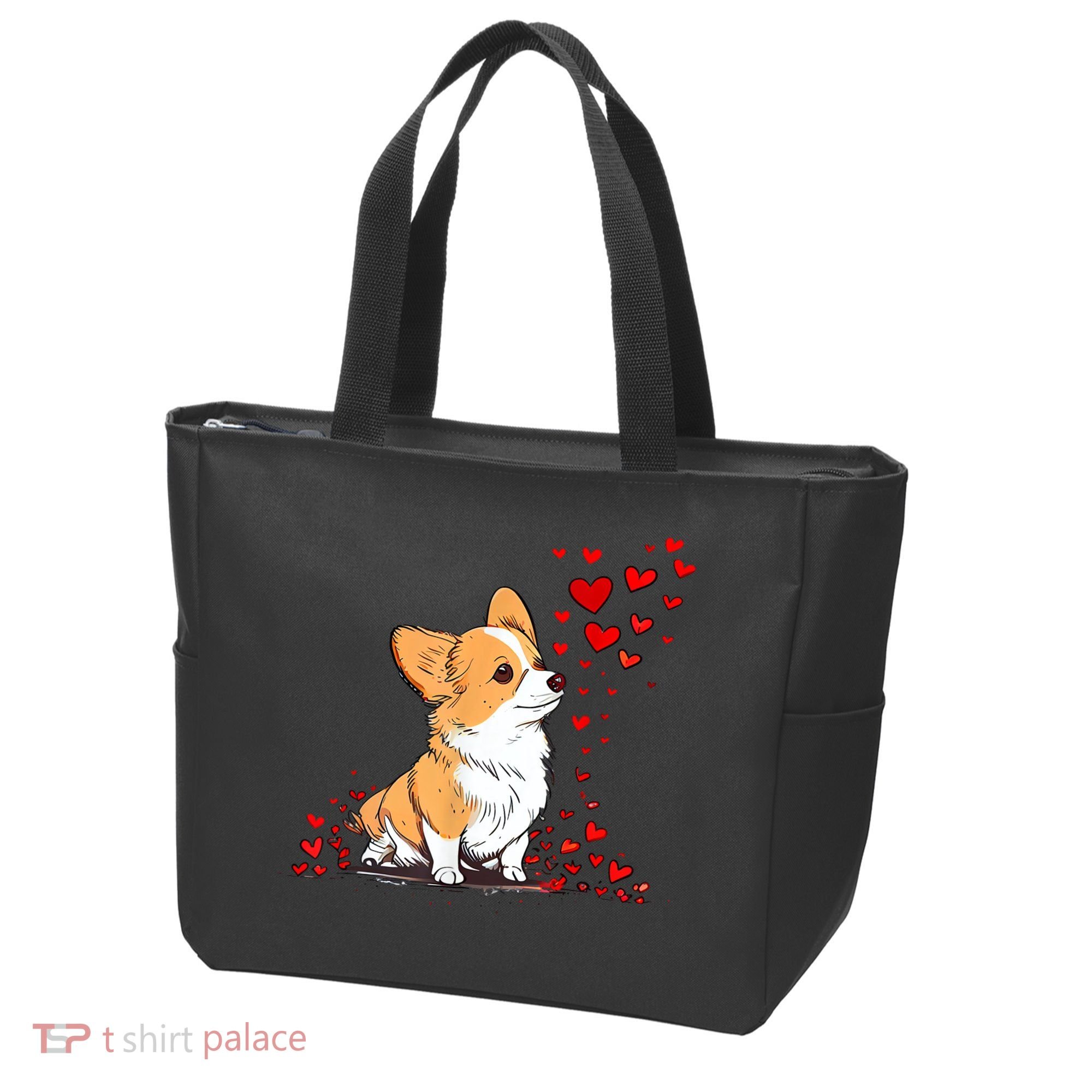Dog Valentine Cute Corgi ValentineS Day Tote Bag
