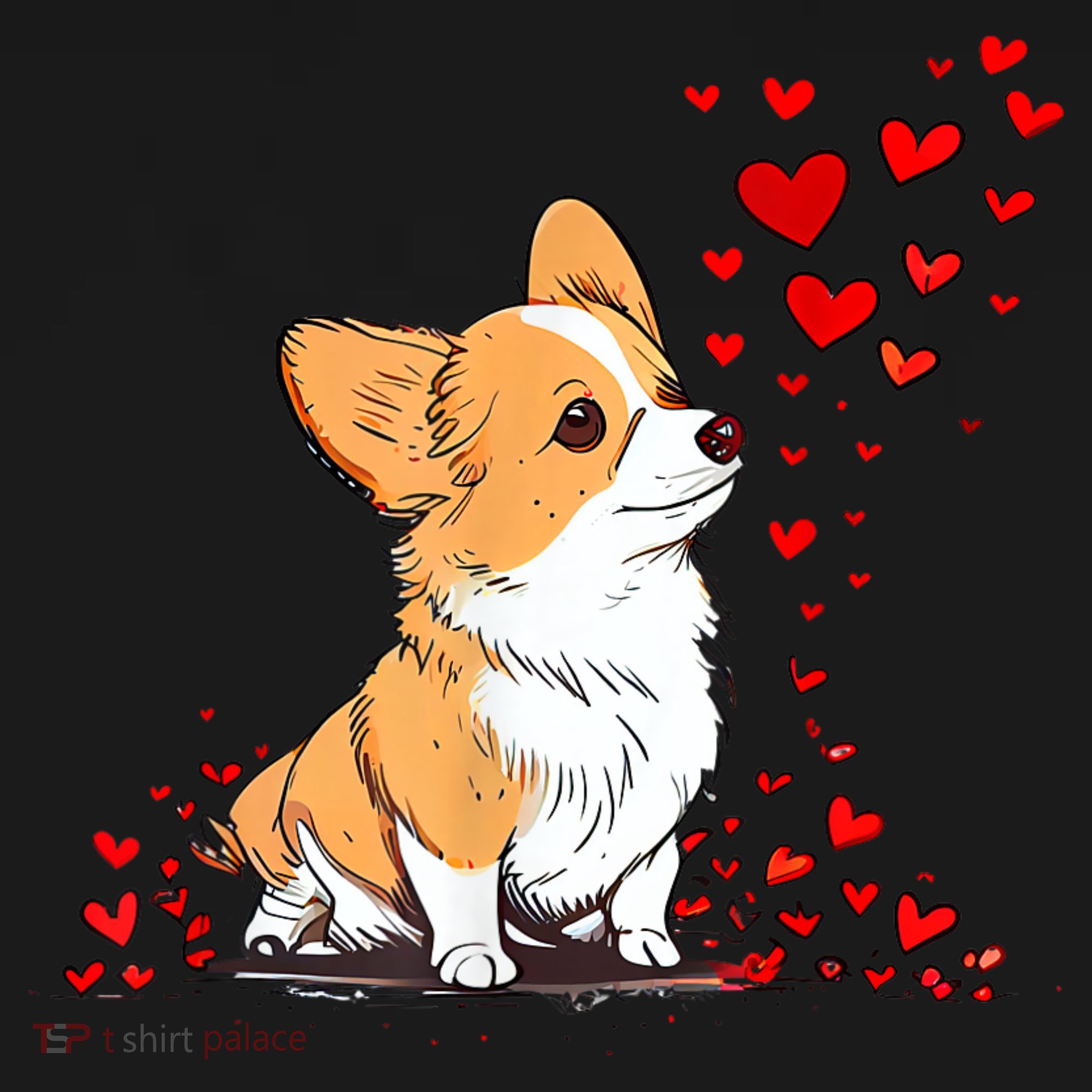 Dog Valentine Cute Corgi ValentineS Day Tote Bag