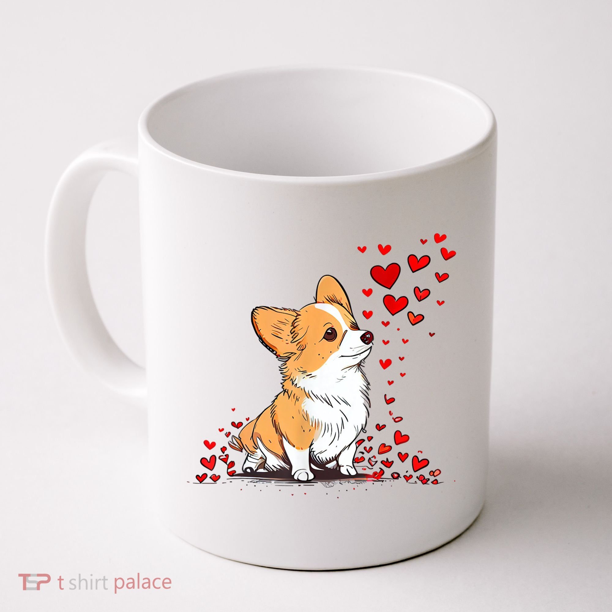 Dog Valentine Cute Corgi ValentineS Day Coffee Mug