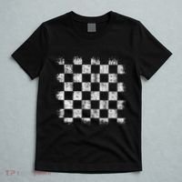 Distressed Vintage Chess Board Player Style T-Shirt thumb 5