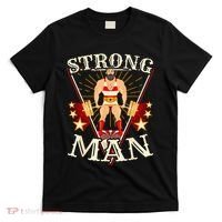 Deadlift Vintage Circus Strongman Costume T-Shirt thumb 0