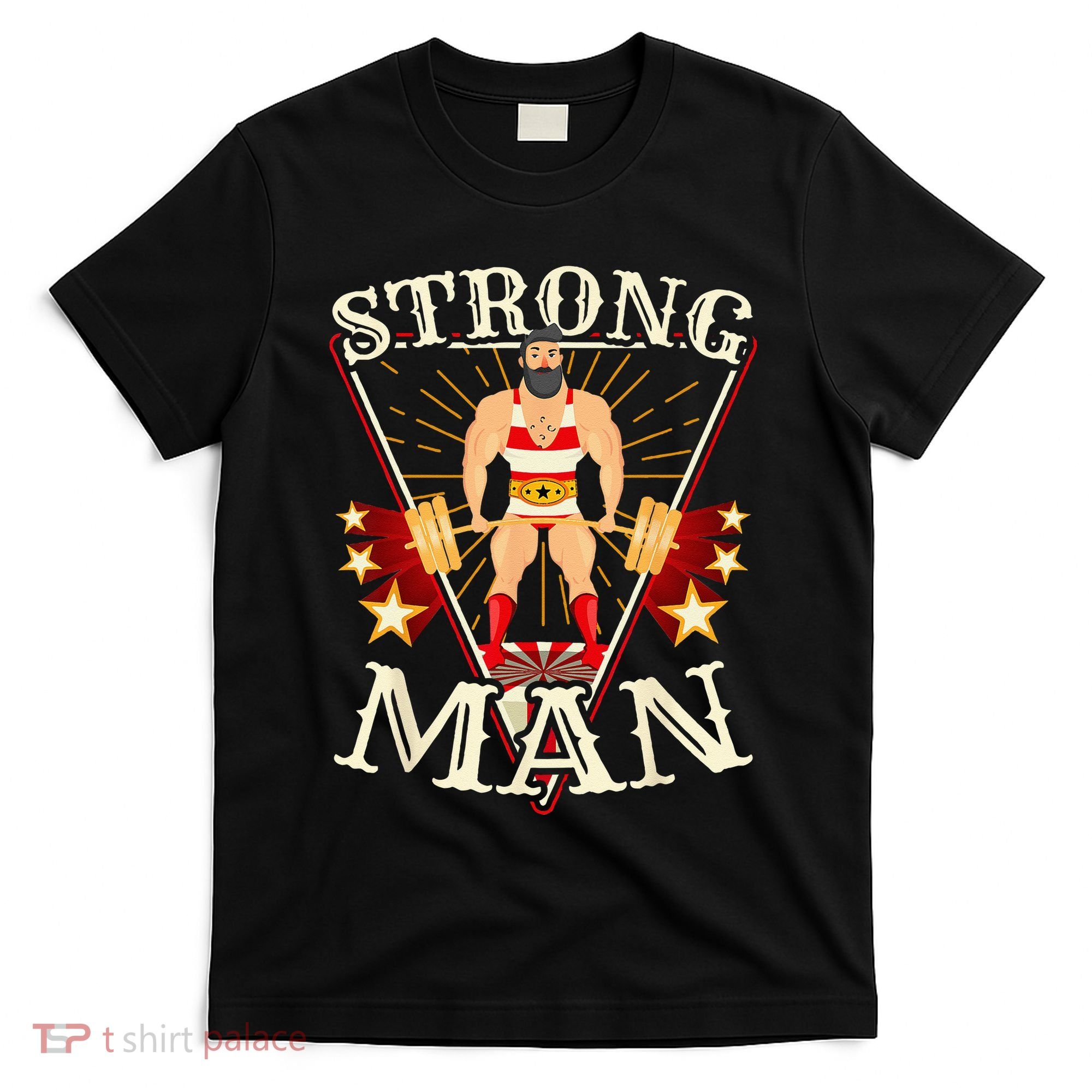 Deadlift Vintage Circus Strongman Costume T-Shirt