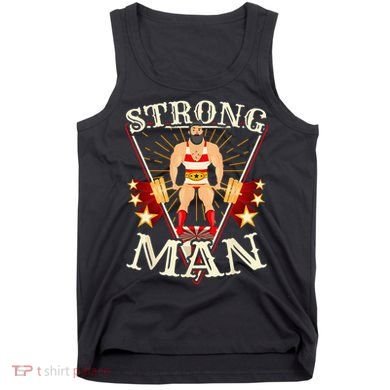 Deadlift Vintage Circus Strongman Costume Tank Top