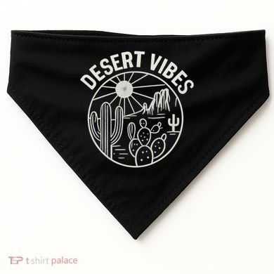 Desert Vibes USA-Made Doggie Bandana