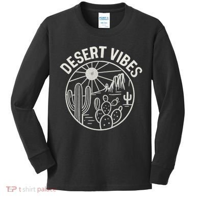 Desert Vibes Kids Long Sleeve Shirt