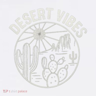 Desert Vibes Comfort Colors Garment-Dyed Hooded Sweatshirt