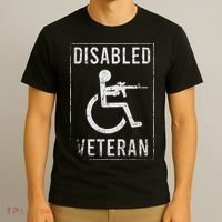 Disabled Veteran Dad Grandpa Veteran Disabled But Deadly T-Shirt thumb 3