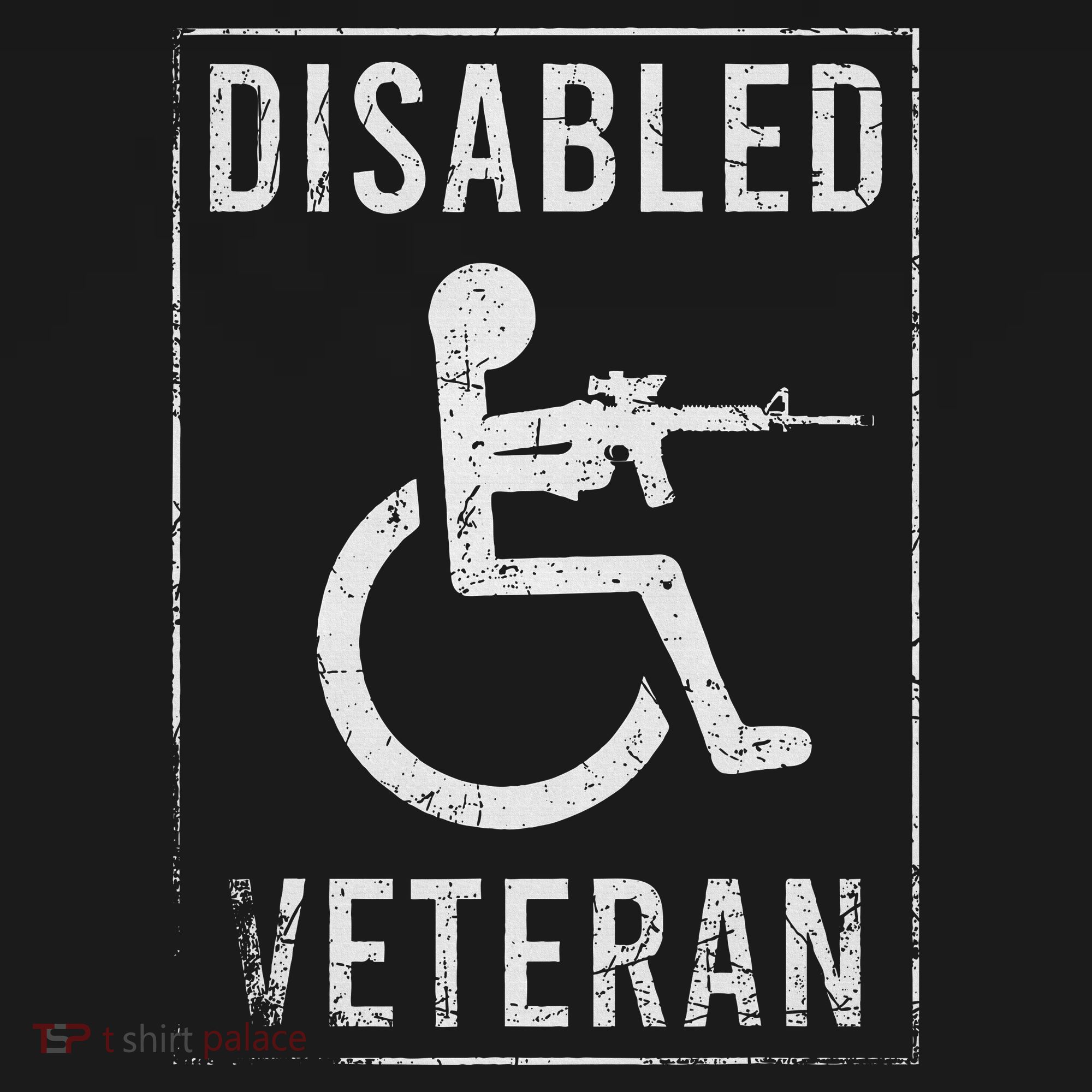 Disabled Veteran Dad Grandpa Veteran Disabled But Deadly T-Shirt