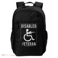 Disabled Veteran Dad Grandpa Veteran Disabled But Deadly Backpack thumb 0