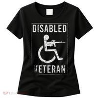 Disabled Veteran Dad Grandpa Veteran Disabled But Deadly Women's T-Shirt thumb 0