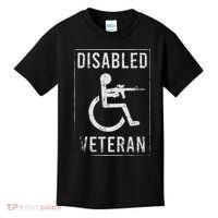 Disabled Veteran Dad Grandpa Veteran Disabled But Deadly Kids T-Shirt thumb 0