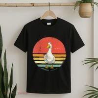 Duck Vintage Duck Farm Animal T-Shirt thumb 2