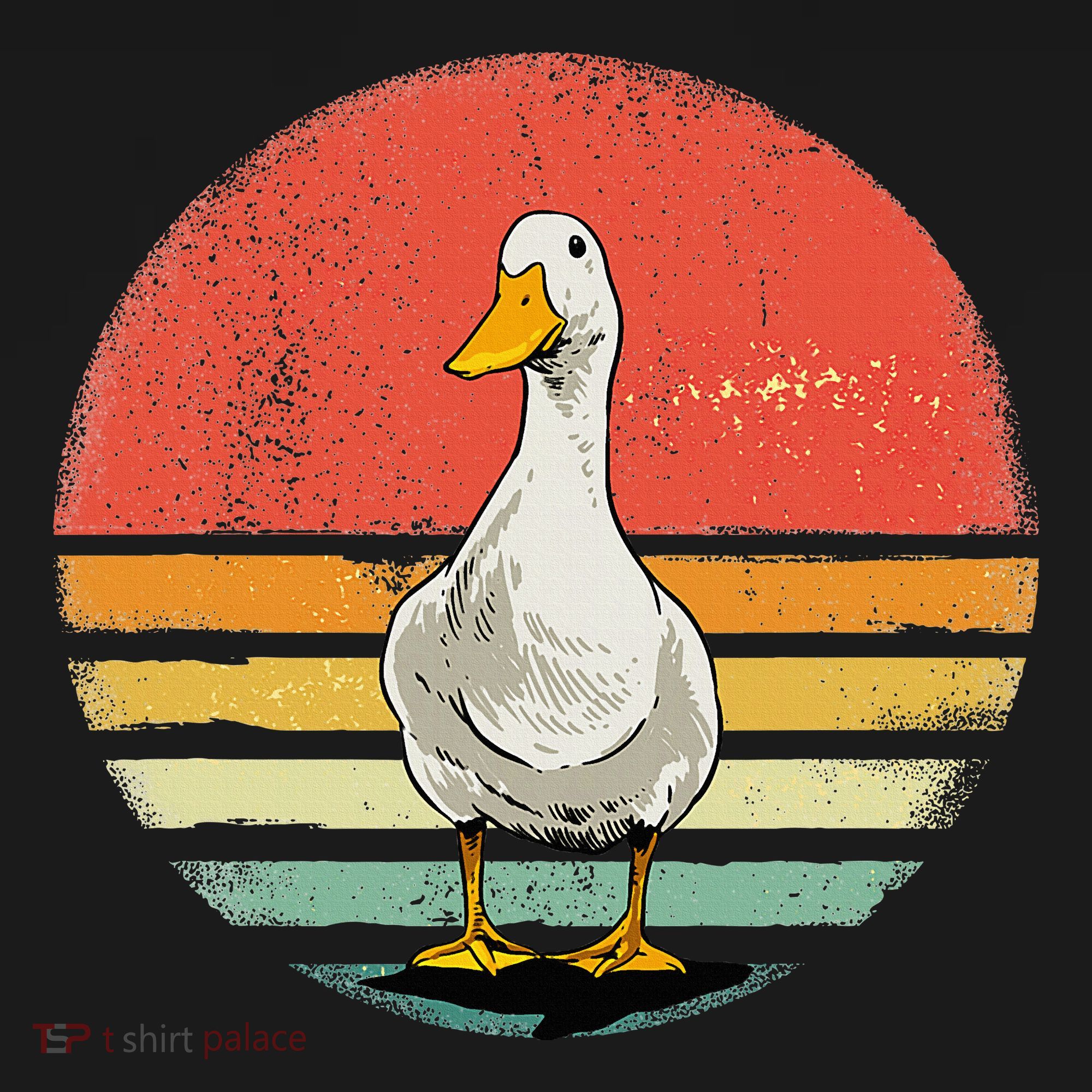 Duck Vintage Duck Farm Animal T-Shirt