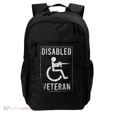 Disabled Veteran Dad Grandpa Backpack