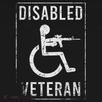 Disabled Veteran Dad Grandpa Ornament thumb 1