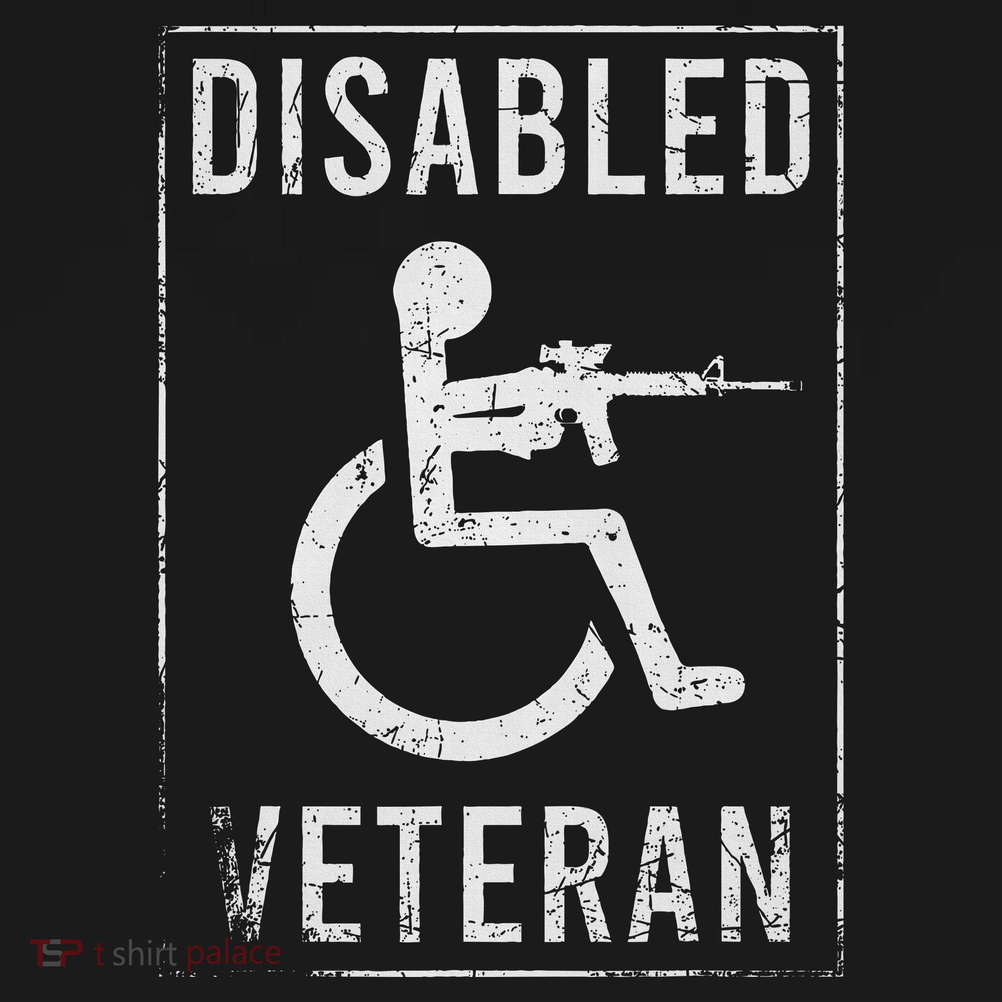 Disabled Veteran Dad Grandpa Ornament