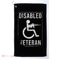 Disabled Veteran Dad Grandpa Golf Towel thumb 0