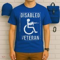 Disabled Veteran Dad Grandpa T-Shirt thumb 6