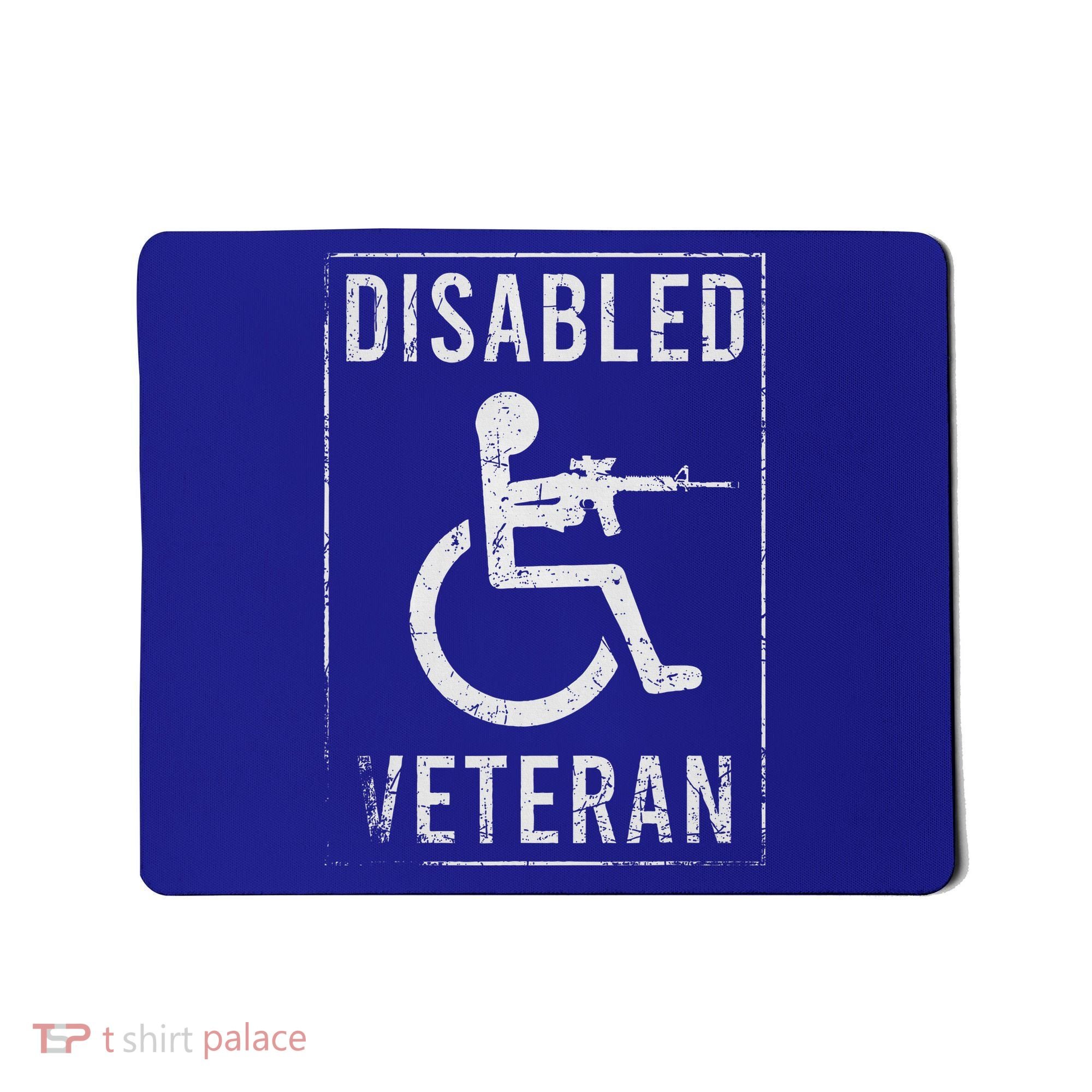 Disabled Veteran Dad Grandpa Mousepad