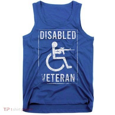Disabled Veteran Dad Grandpa Tank Top