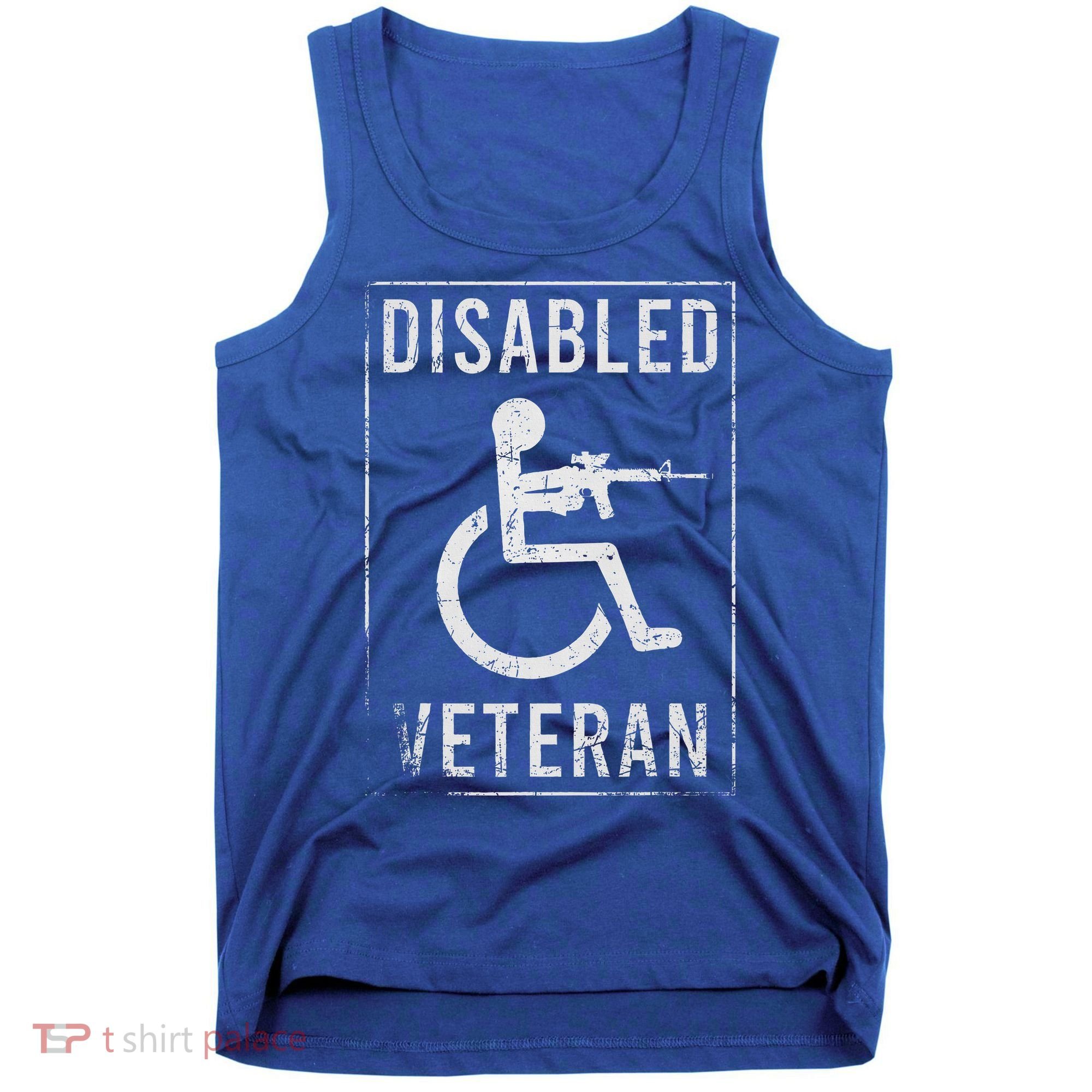Disabled Veteran Dad Grandpa Tank Top